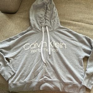 Calvin Klein Crop Hoodie L